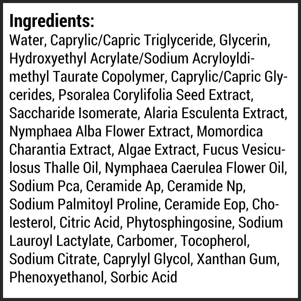 VitaGlow Hydrating Moisturizer Ingredients