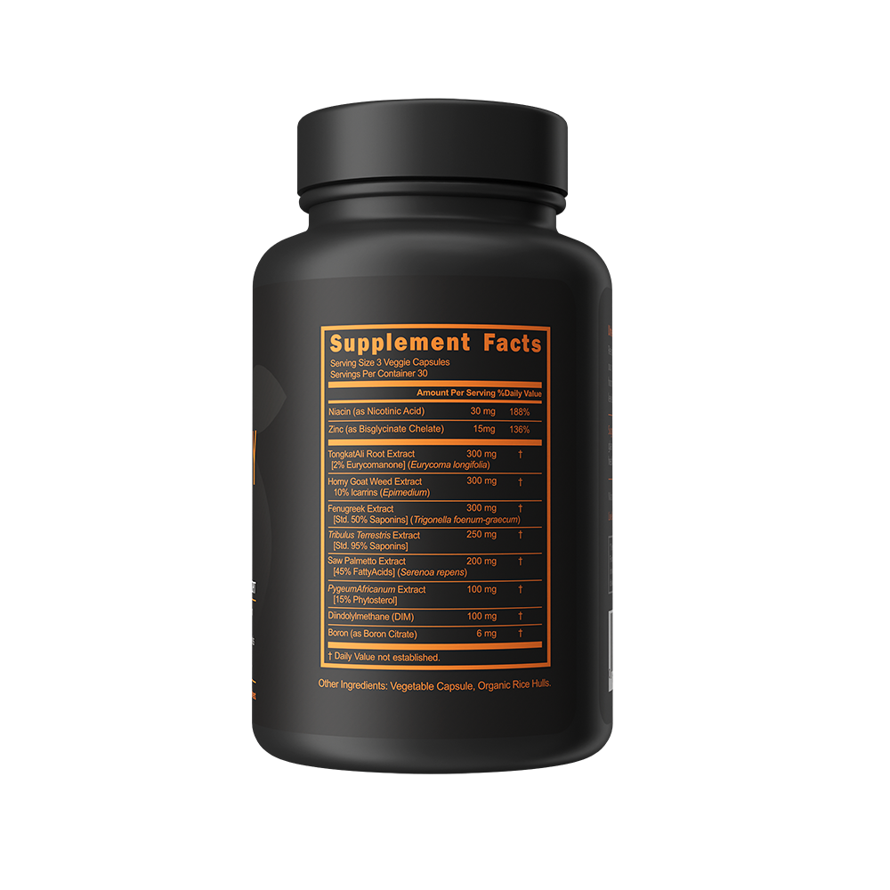 Vitality - Men's Hormone Support Facts