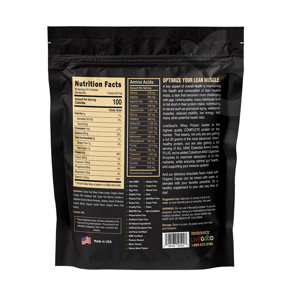 Whey Protein Isolate - With Colostrum 2