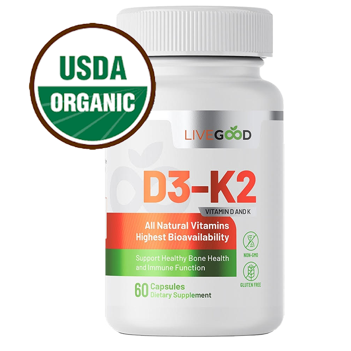 Live Good Organic D3-K2 2000